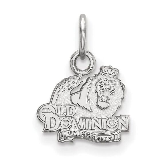 14k White Gold Old Dominion U. XS (Tiny) Charm or Pendant